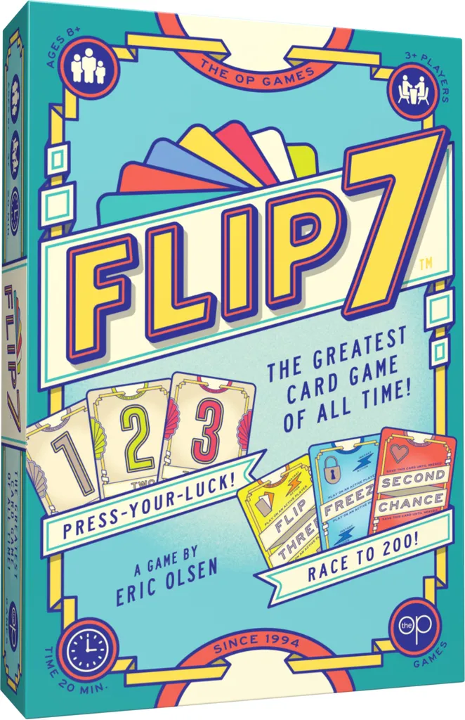 Flip 7 Jeu de cartes : fini l'ennui en famille avec ce jeu de 94 cartes