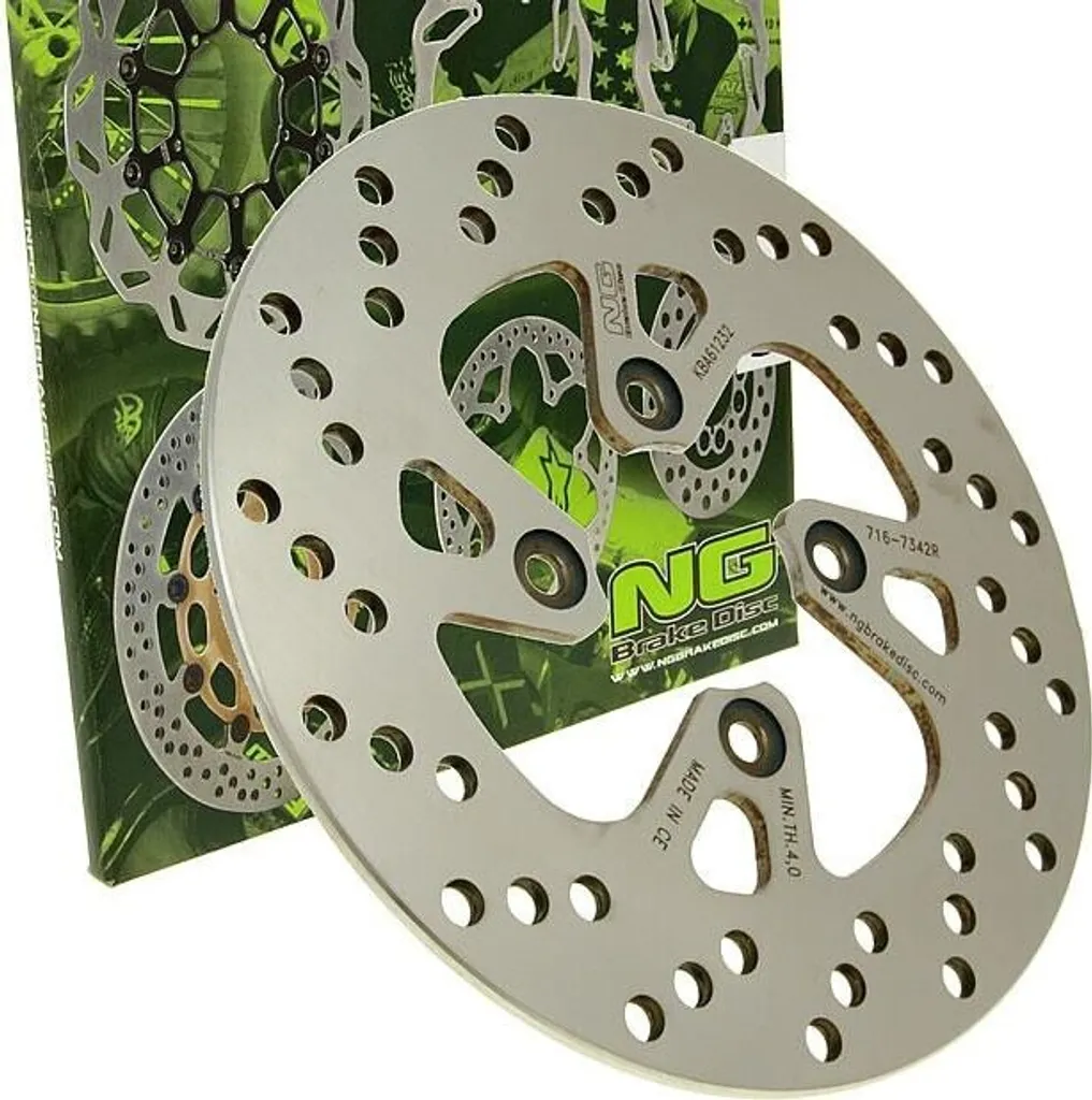 Disque frein NG 220mm acier 4 trous pour Yamaha YP Majesty 125/150