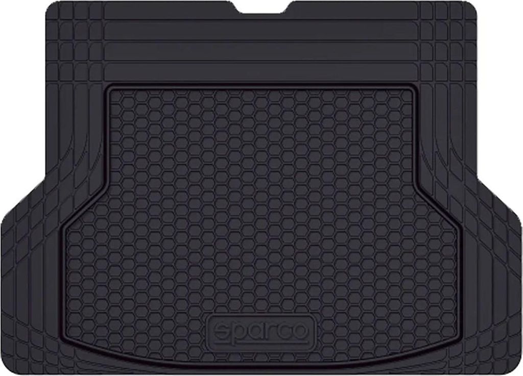 SPARCO Kofferraumwanne Laderaumwanne für Mercedes Universal Gummi Schwarz