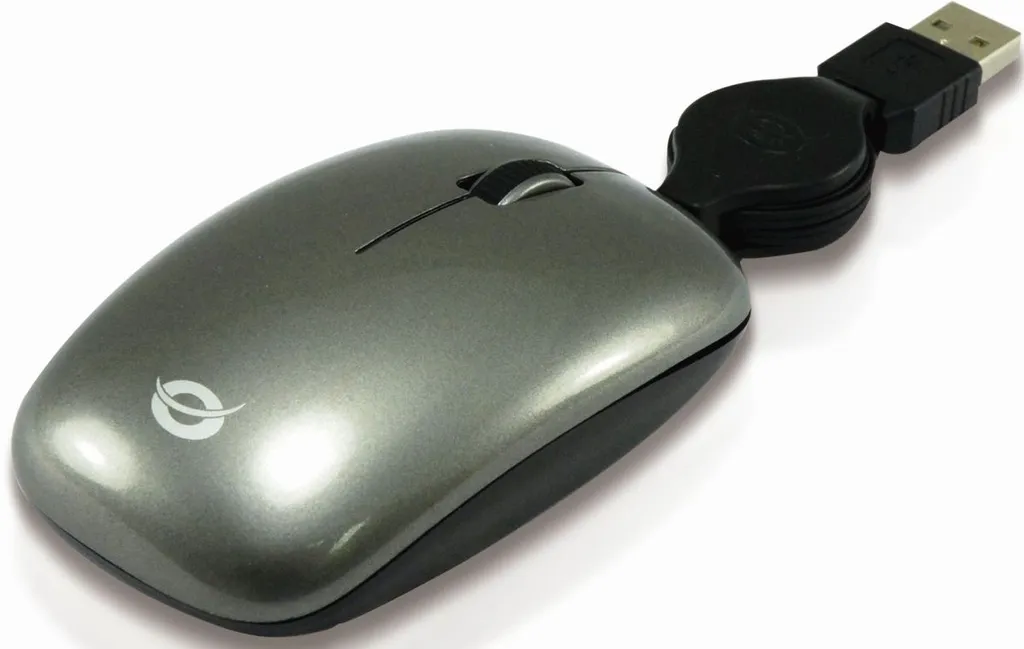 Souris USB pour Ordinateur Portable Conceptronic CLLM3BTRV Noire Mini