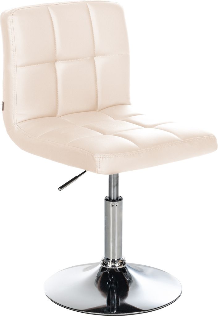 CLP Palma Lounger V2 Kunstleder Lounger höhenverstellbar und drehbar. creme
