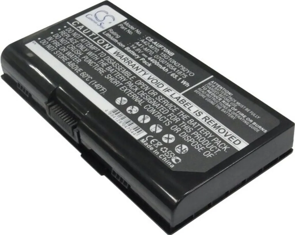 Batteria Nuova per Asus G71 G72 F70 | Ricambio TECHTEK 14.8V