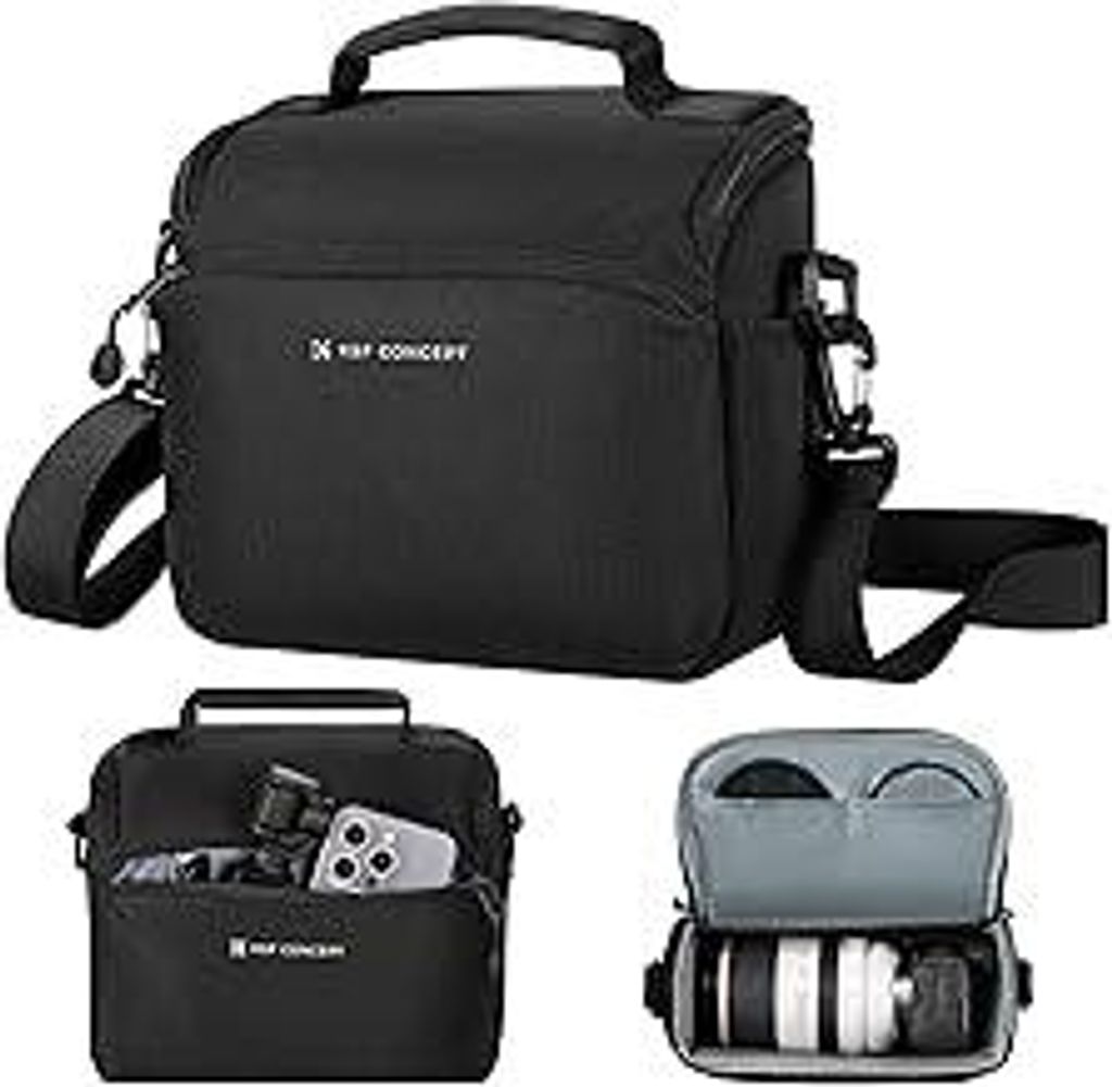K&F CONCEPT Kamera-Rucksack Kameratasche, SLR-Taschen Umhängetasche, Camera Bag Liner-Tasche, Fototasche für Fotografen Geeignet für den täglic...
