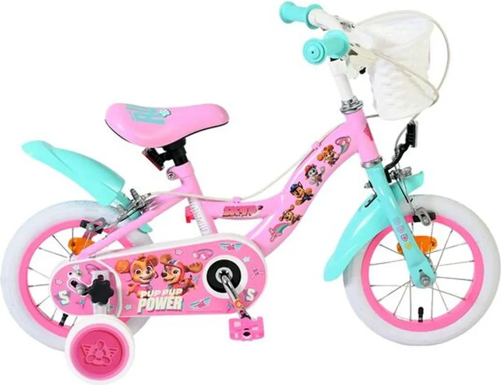 Vélo enfant 12 pouces rose avec freins sûrs : fini la peur de tomber