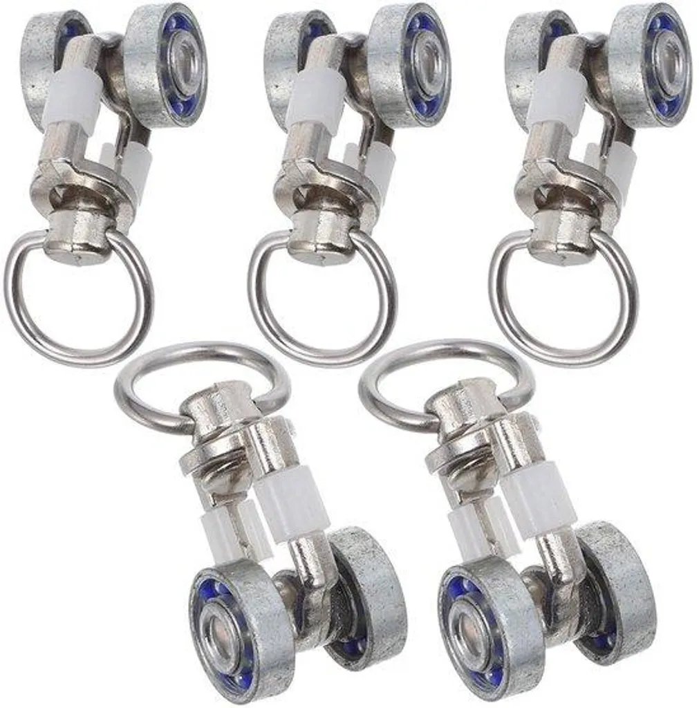 Roulettes pour rideaux et pergola silencieuses en nylon lot de 20 pièces