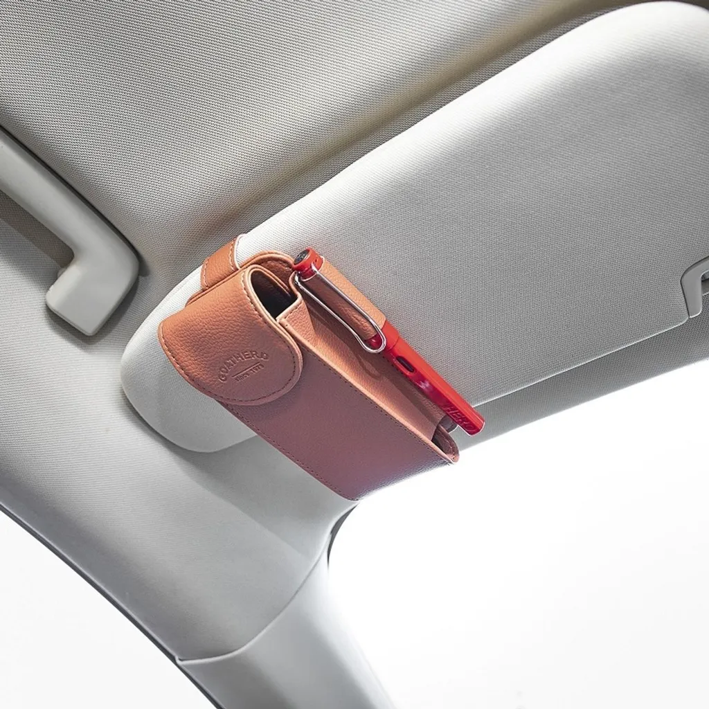 MXTIMWAN 2 Pezzi Porta Occhiali Auto, Supporto Magnetico per Occhiali