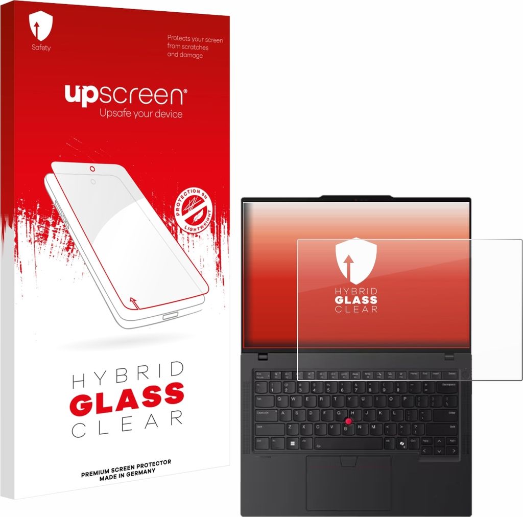 upscreen Schutzglas für Lenovo ThinkPad P14s Gen 6 14" Schutzfolie Panzer Folie Glas Display Schutz klar