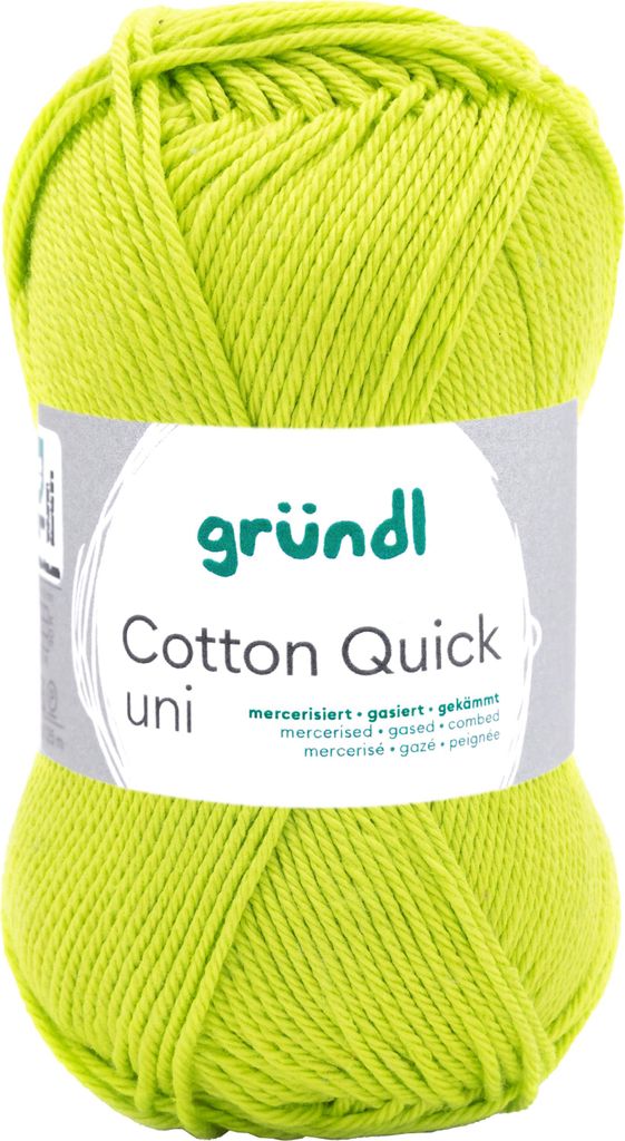 Gründl Coton quick uni,50g.100%coton,mercerisé,fil à Image du produit 
