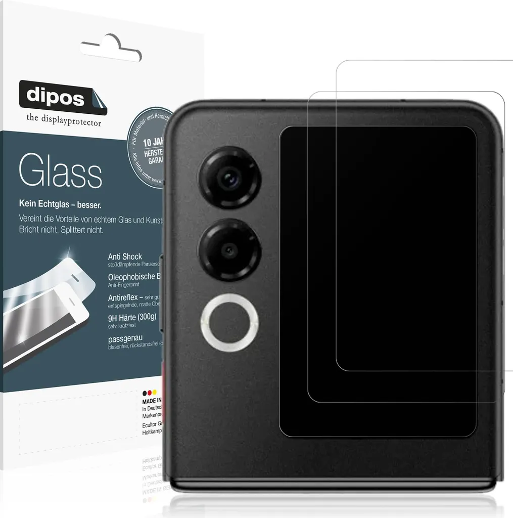 2x Pellicola Nubia ZTE Flip 2 5G Protezione Esterna Opaca 9H dipos