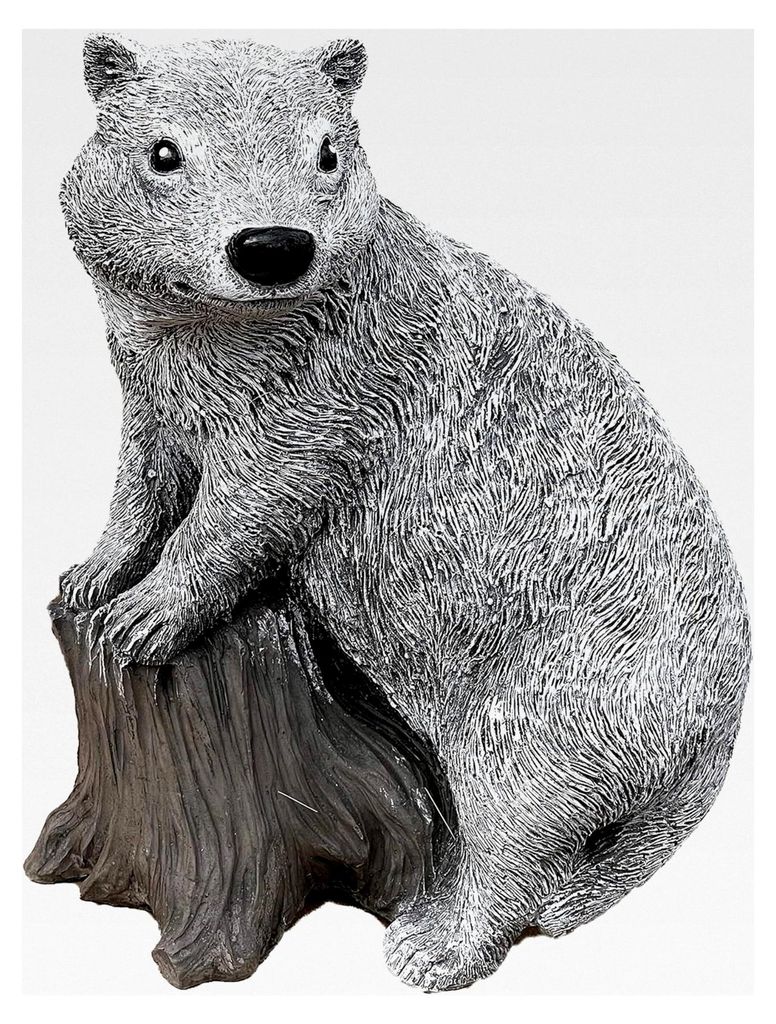 Steinfigur Dachs wetterfest und frostbeständig, ca. 5,3 kg