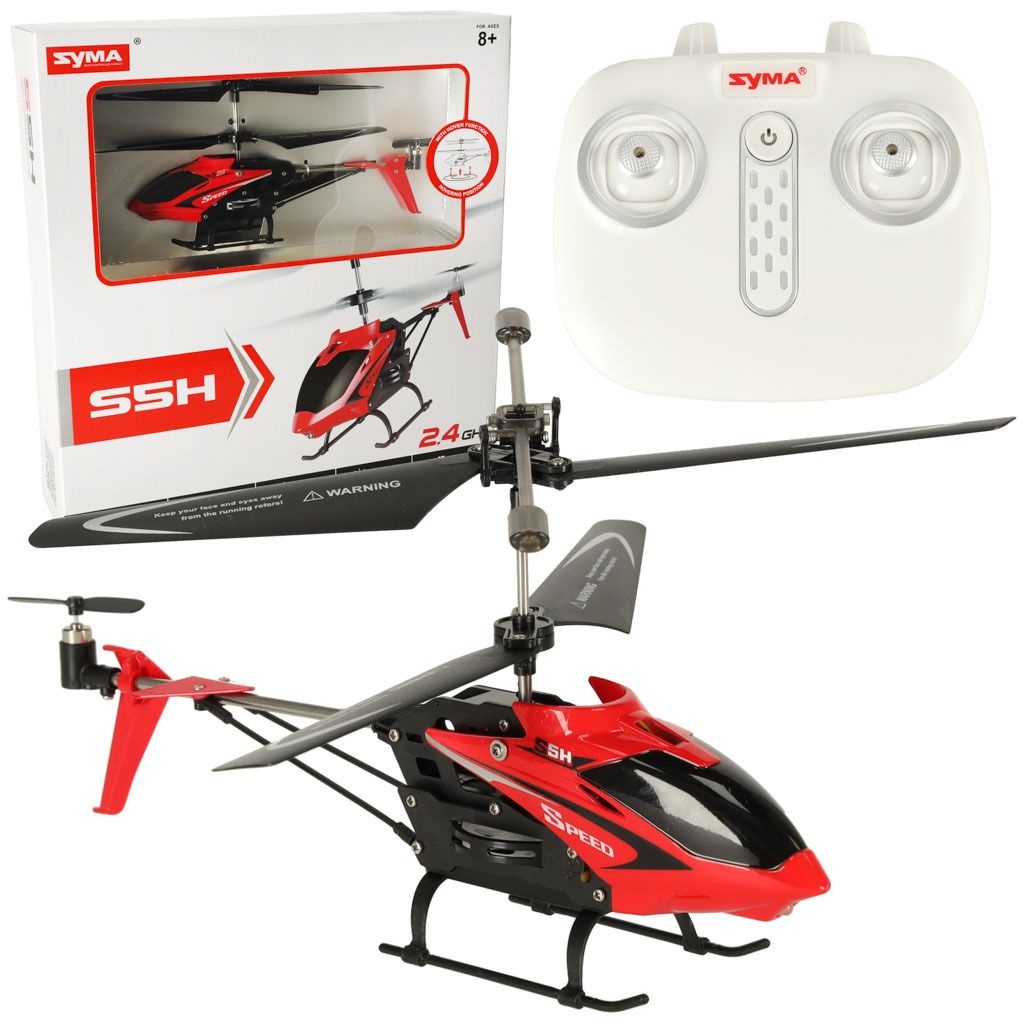 SYMA S5H 2.4GHz RTF RC hélicoptère télécommandé rouge Image du produit 