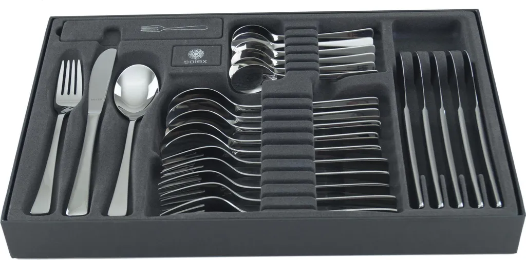 Servizio Posate Solex Karina 24 Pezzi per 6 Persone con Scatola - 1