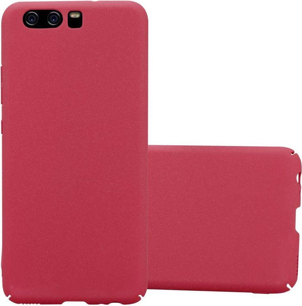 Cadorabo Schutzhülle für Huawei P10 Hülle in Rot Etui Hard Case Handyhülle Cover