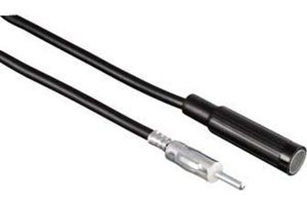 Hama DIN Antennenkabel - 1,50 m - ja - 1 x DIN Stecker Antenne - 1 x DIN Buchse Antenne - Schwarz