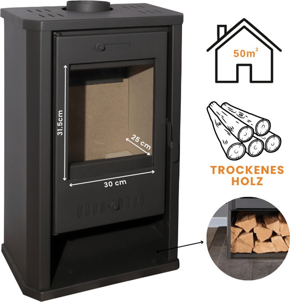 Sporák na drevo Balkan Energy Bianca 8,5 kW Obrázok produktu 4