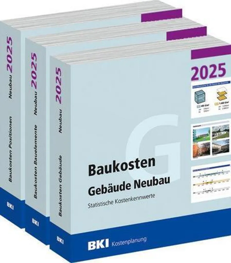 Ouvrage de Référence BKI 2025 Coûts de Construction et Éléments Neufs
