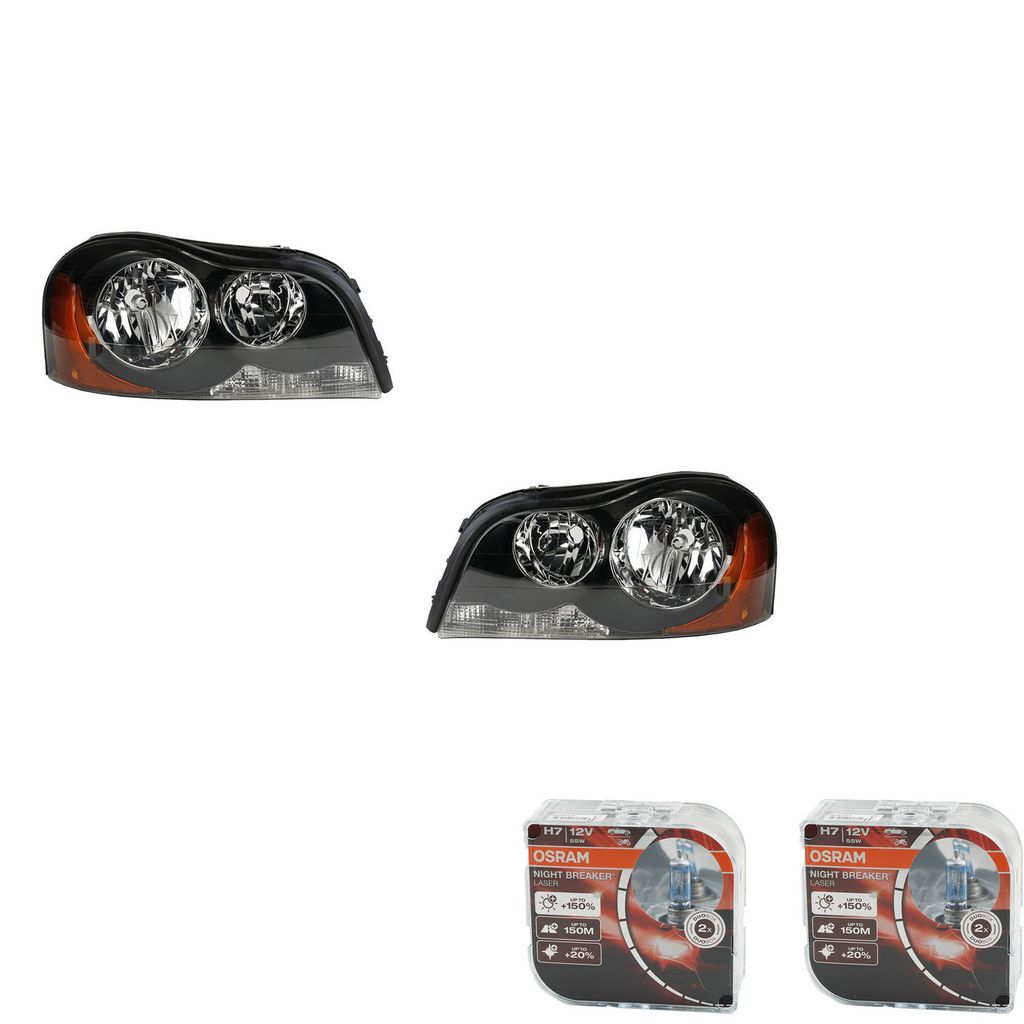 Johns, Scheinwerfer Osram Night Breaker Laser passend für Volvo XC90 06/06- Set L R 30744007 31111186 31290886 30744007 31111186 31290887