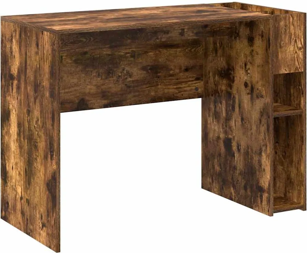 Scrivania SYFAX Rovere Fumé 109x50x78 cm - Design Essenziale Online