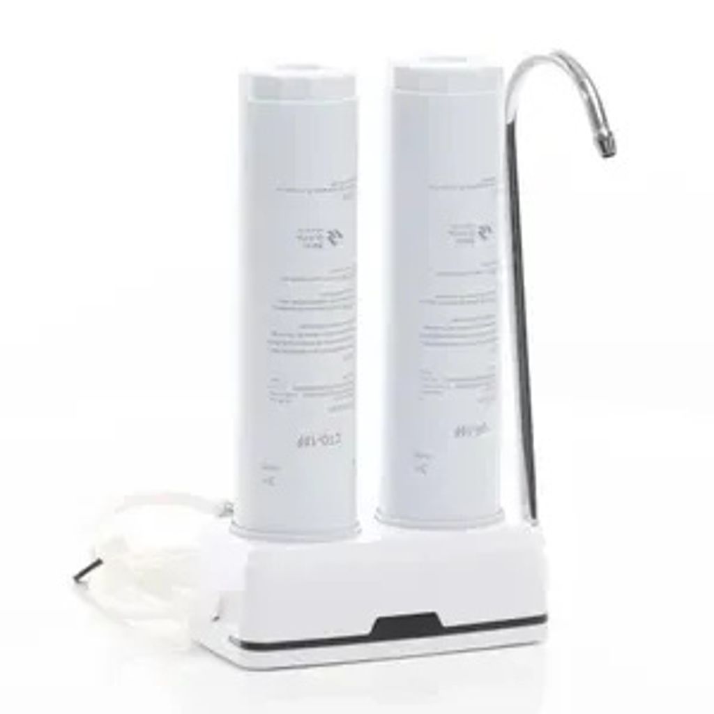 Naturewater NW-2-CTOUF waterfilter met 2 filters, voor op Productafbeelding 