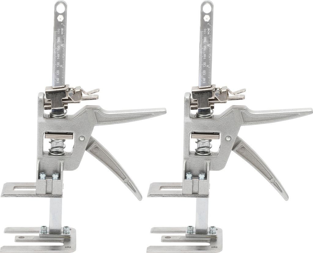 Aopunly 2x Handwerkzeugheber Gipskartonplatten Hebevorrichtung Schrankheber Bis 150Kg, Einstellbar 0cm-14.5cm