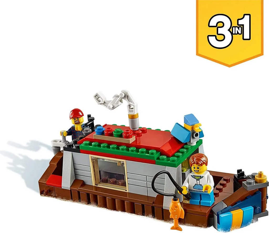 Maquette 3 en 1 LEGO Creator cabane forestière avec figurines d'animaux