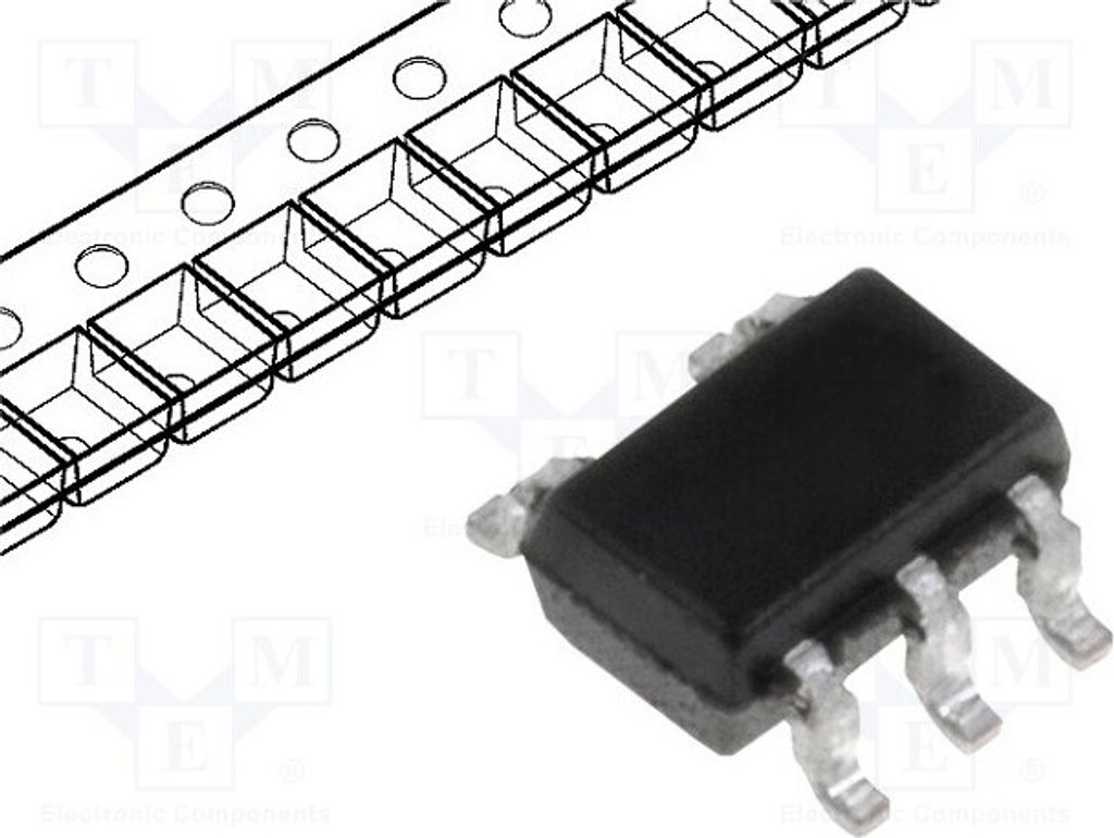 5x IC: Spannungsstabilisator ,Linie,geregelt(nein) 4V 0,2A TCR2EE40,LM(CT Ungereg