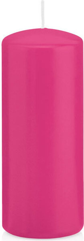 Stumpenkerzen Pink 150 x Ø 48 mm, 24 Stück, russarm, tropffrei, hochwertiger Docht