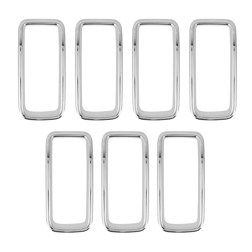 Inserts de calandre avant argentés pour pare-chocs - Set de bagues