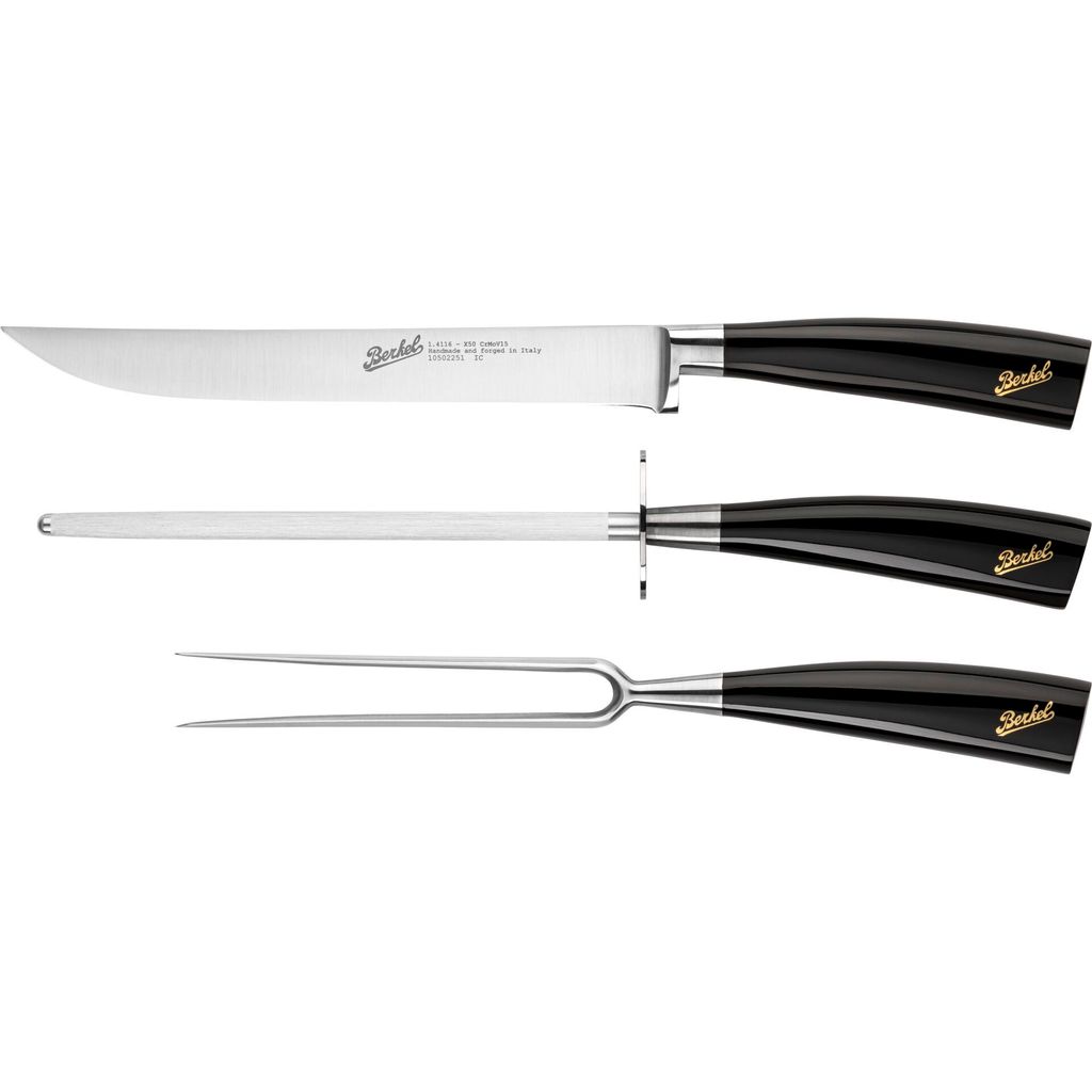 Berkel Elegance Glossy Black Roast-Set 3-tlg.