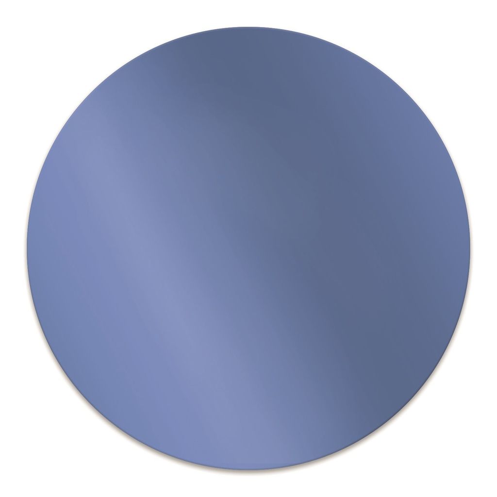 Rundmatte - Stuhlunterlage Bürostuhlunterlage - Rund Ø 100 cm - Bodenmatte - Fußmatte - Einzelne Farbe
