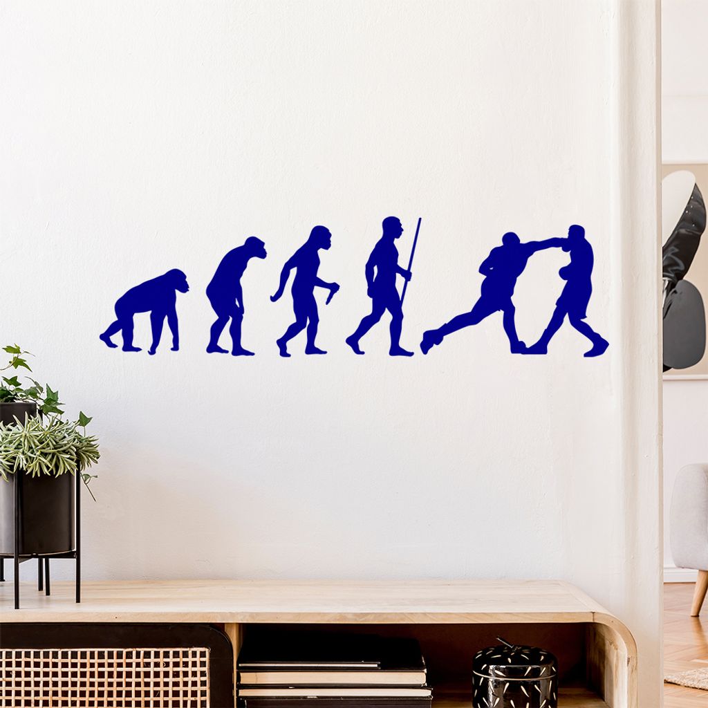 Boxen Knockout Evolution II Wandtattoo Wandaufkleber Wall Sticker - Dekoration, Küche, Wohnzimmer, Schlafzimmer, Badezimmer