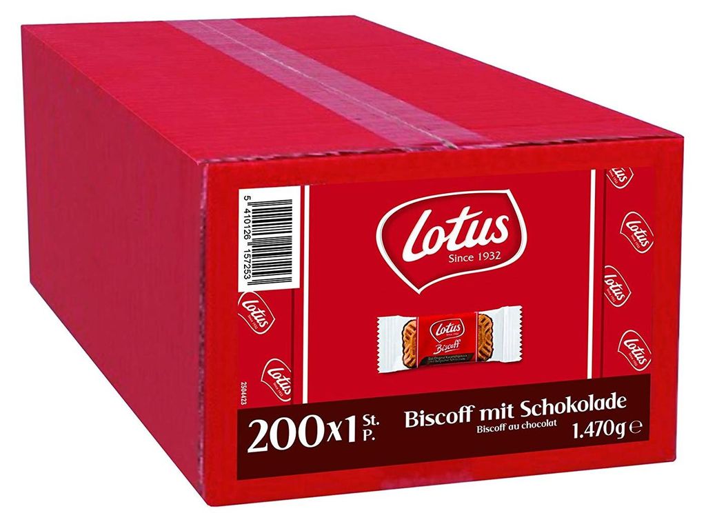 Lotus Original ciastka karmelowe 200 pojedynczo pakowanych Zdjęcie produktu 