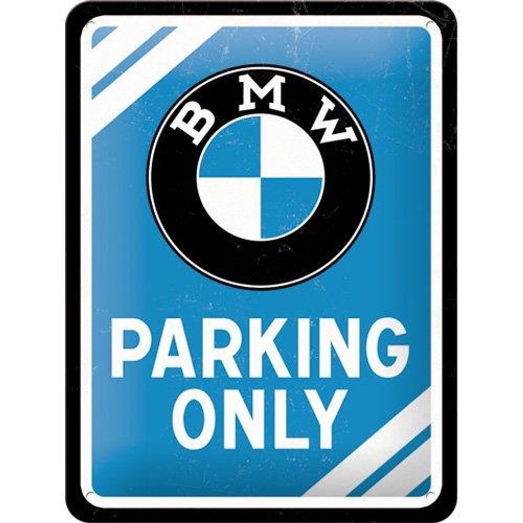 Nostalgic-Art - Plaque métallique 15 x 20 cm - BMW - Image du produit 