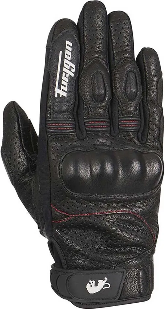 Furygan TD21 Vented Black - Gants Cuir de Chèvre Perforé Taille 3XL