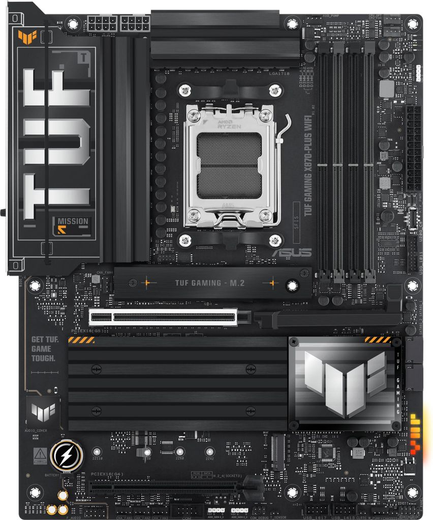 ASUS TUF GAMING X870-PLUS WIFI AMD X870 Sockel AM5 ATX Produktbild 