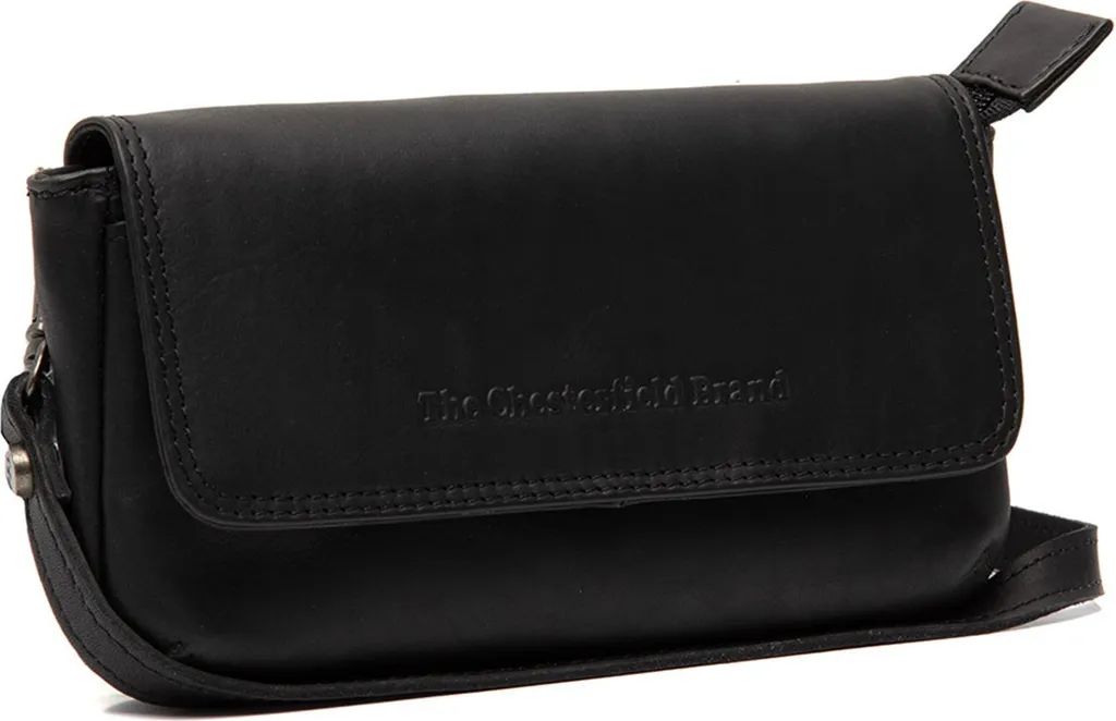 Phonebag Nelson en Cuir Noir de The Chesterfield Brand - Compact et Chic