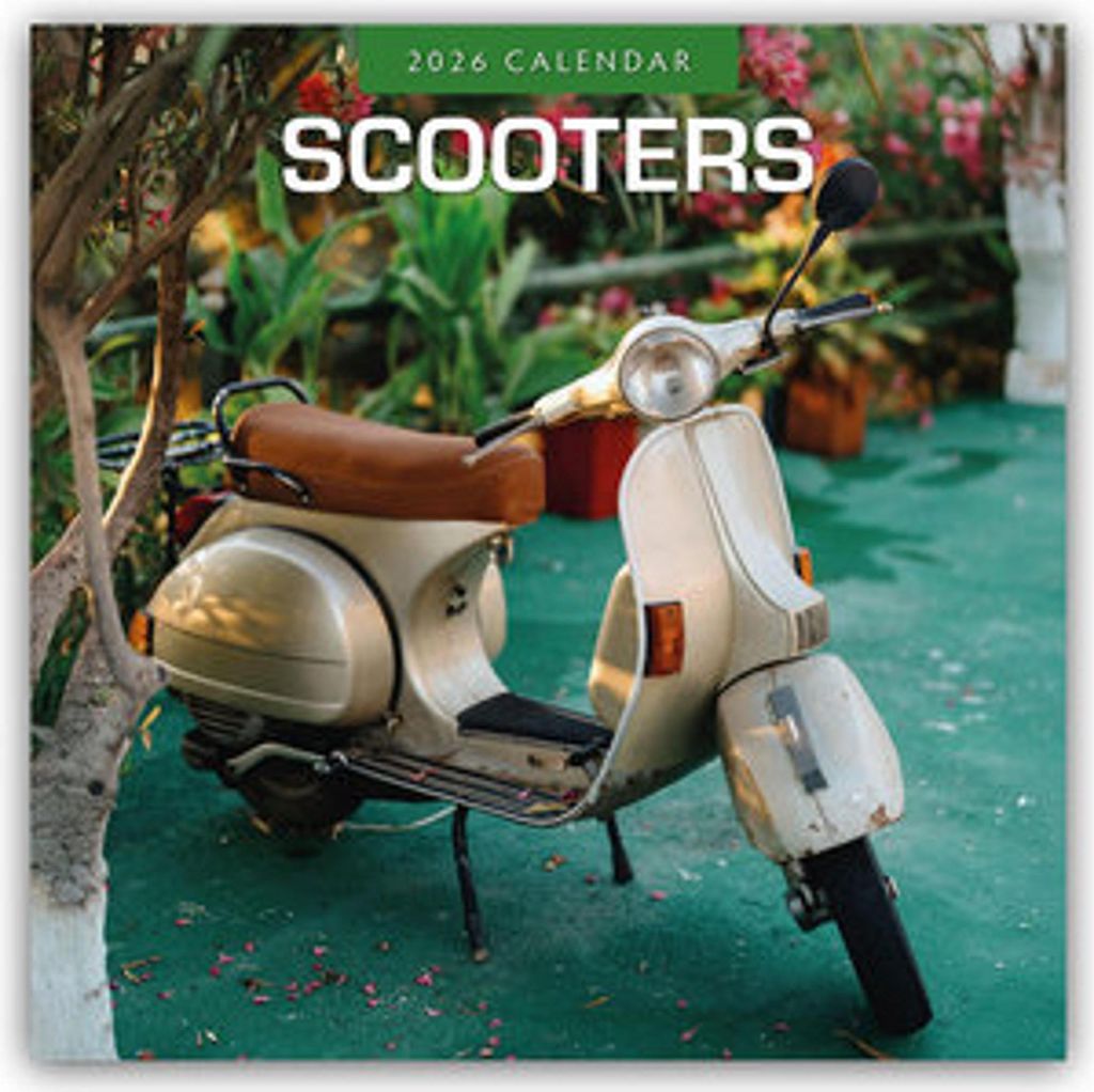 Scooters - Motorroller 2026 - 16-Monatskalender
