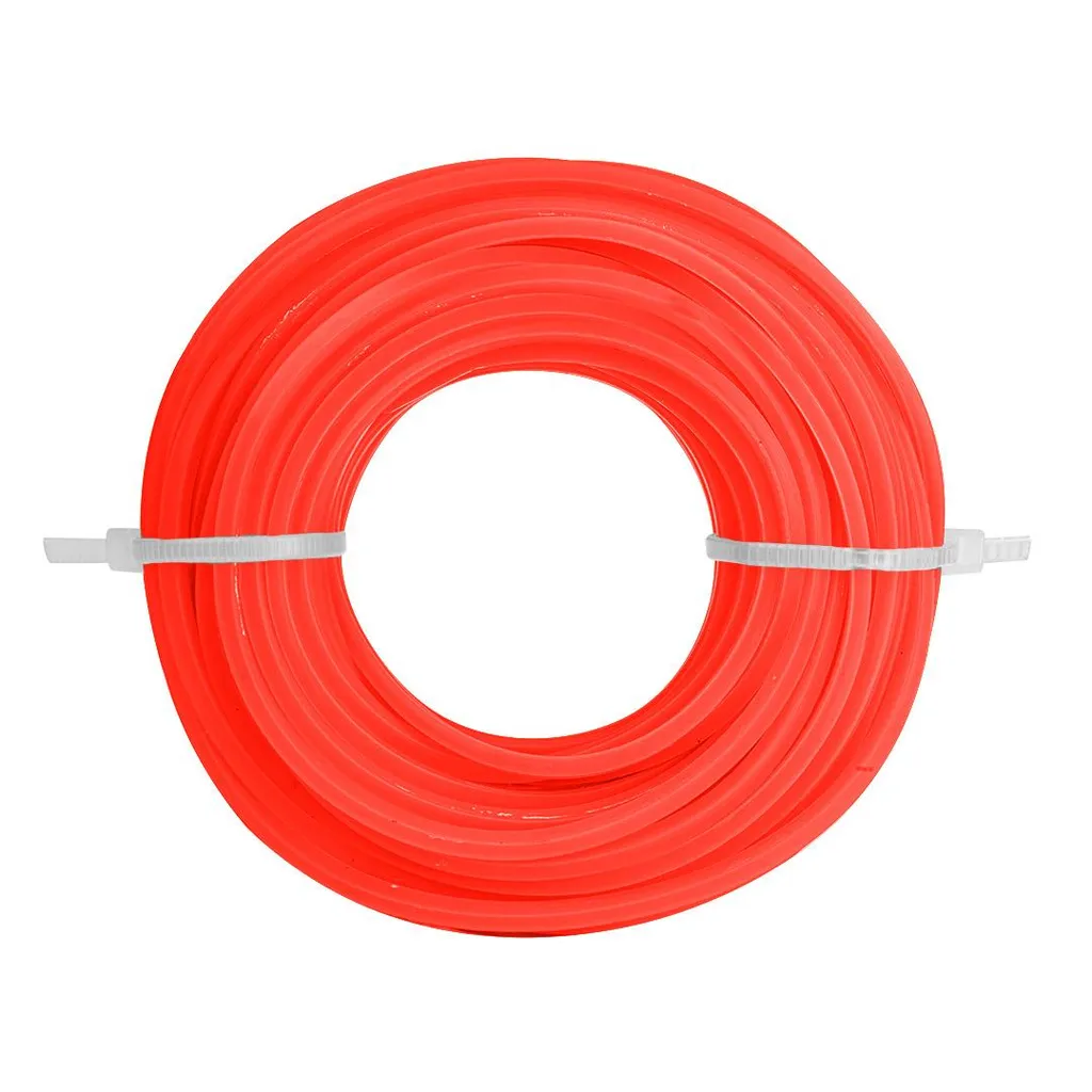 Filo per Rifinitura Quadrato 3mm 15m | Taglio Netto per Erba Fitta e Rovi