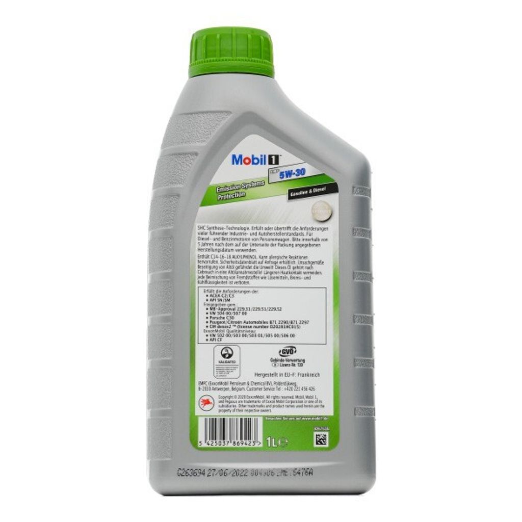 Mobil 1 ESP Formula P 5W-30 20 Liter Produktbild 6
