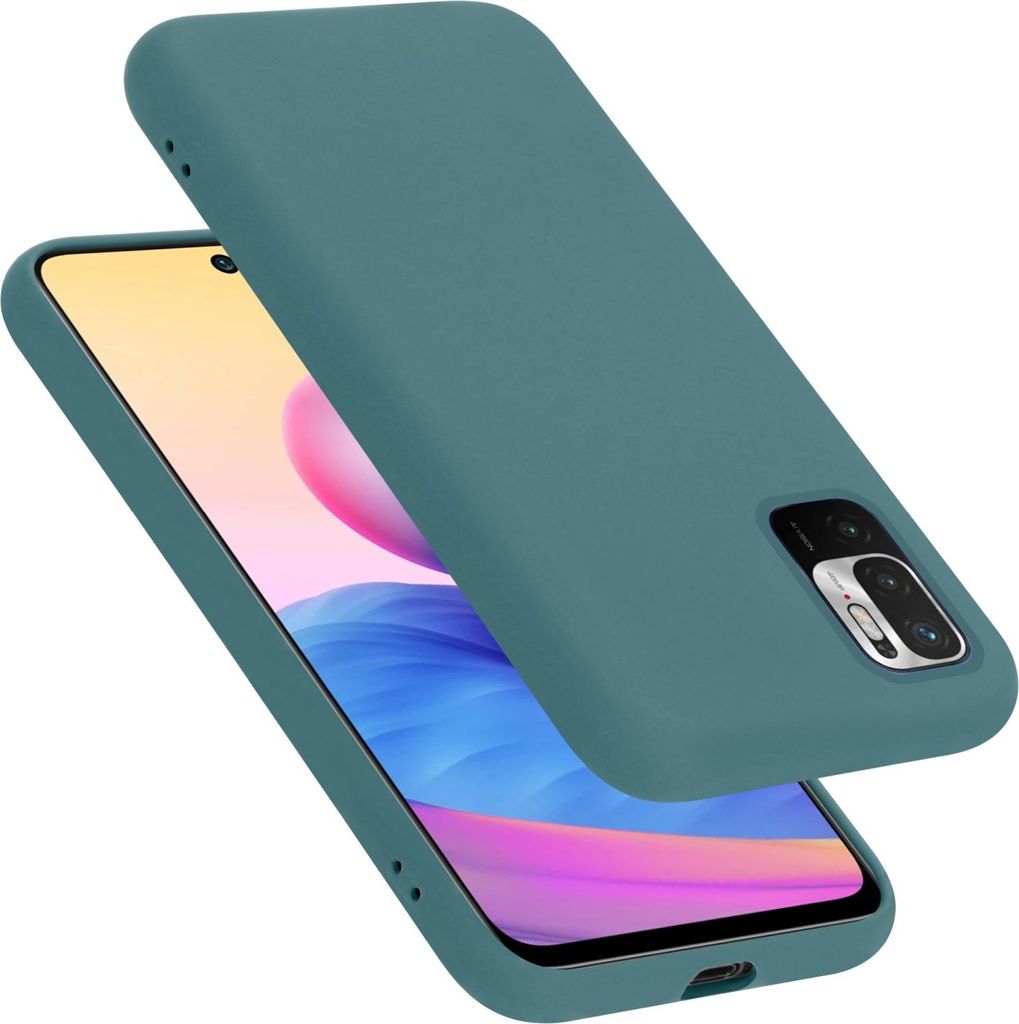 Cadorabo Schutzhülle für Xiaomi RedMi NOTE 10 5G / POCO M3 PRO 5G Hülle in Grün Handyhülle Case Cover TPU Etui