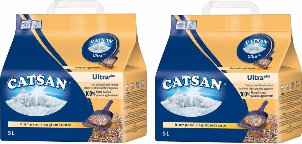 CATSAN Ultra plus Klumpstreu 2 x 5l