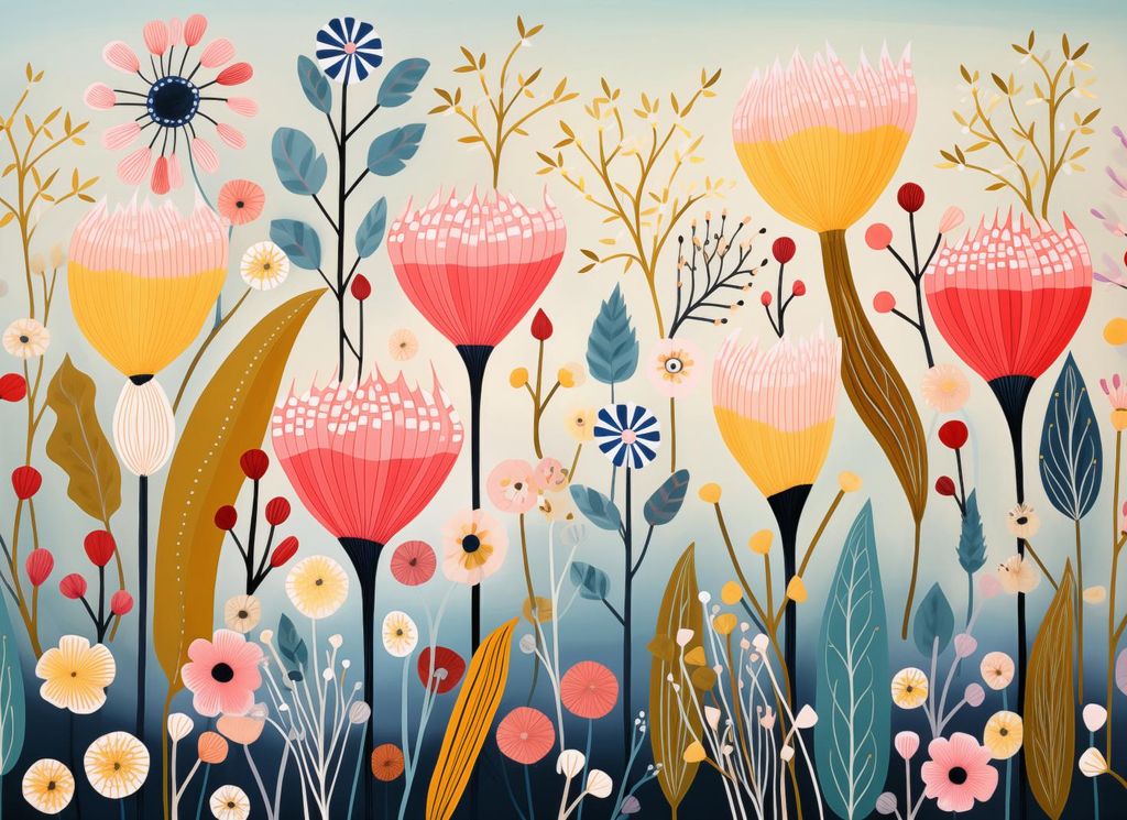 Plakat 55x40cm Traumgarten