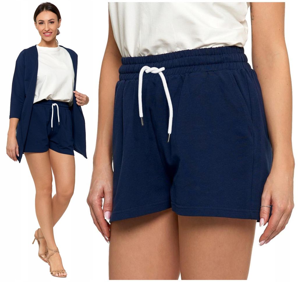 Moraj | Shorts - Größe M - Damenshorts Blau - Sweatshorts - Produktbild 
