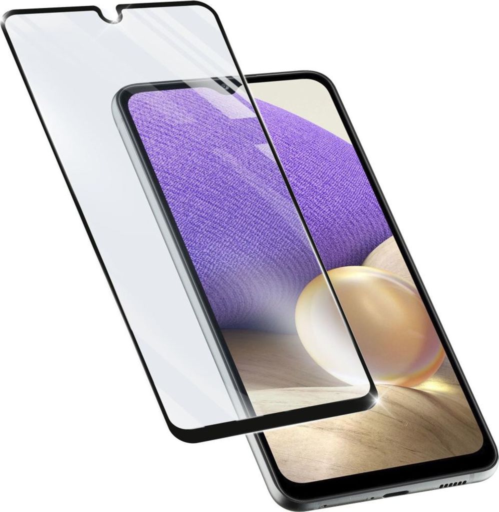 Cellularline Impact Glass Capsule - Galaxy A33 5G Widerstandsfähiges gehärtetes Glas über die gesamte Oberfläche