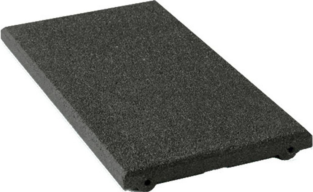 Fallschutzplatte / Gummimatte 500x250x40mm schwarz Produktbild 