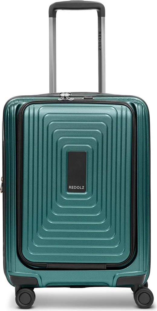 REDOLZ Essentials 14 Trolley Cabina Pearl-Green Metallic con Scomparto Laptop