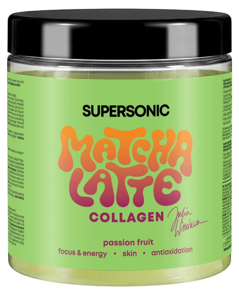 Supersonic Matcha Latte Collagen Marakuja 280 g z kolagenem Zdjęcie produktu 