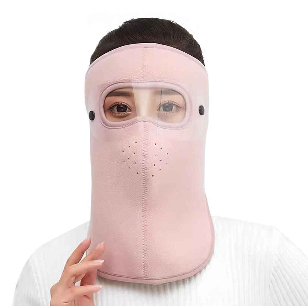 Winterlicher Fleece-Gesichtsschutz für Radfahrer mit Brille, geeignet für Damen und Herren, klare Sicht bei kaltem Wetter, winddicht, beschlagfre...
