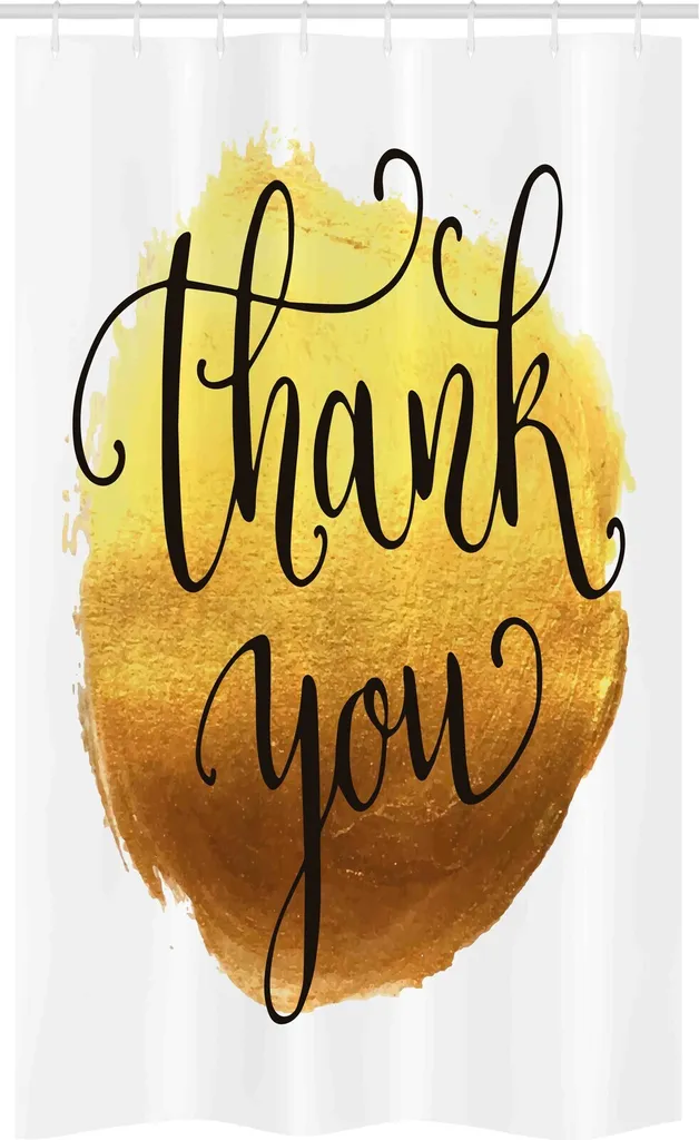 Tenda da Doccia Zen ABAKUHAUS 120x180 - Atmosfera Giallo Dorato