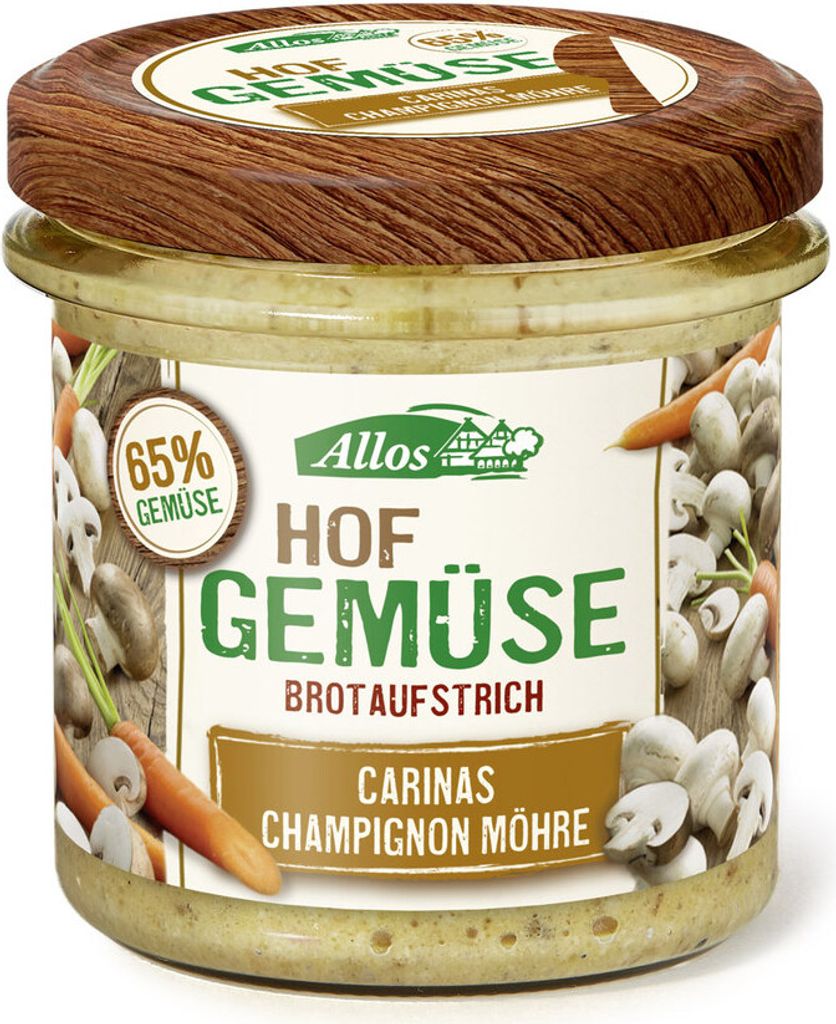 Allos - Hofgemüse Carinas Champignon Möhre - 135g Produktbild 